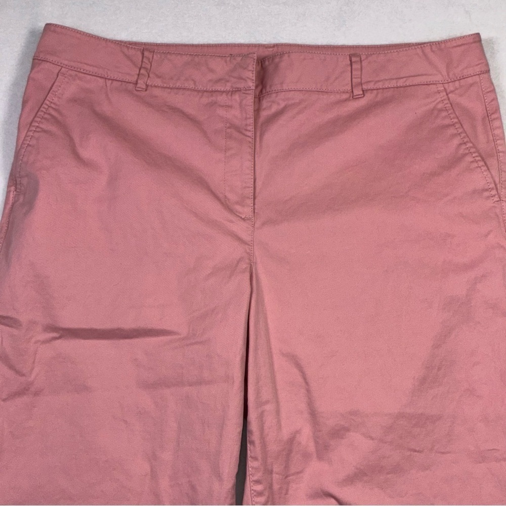Talbots Women’s Pants Wide Leg Cropped Rose Pink Size 16 Coastal Grandma